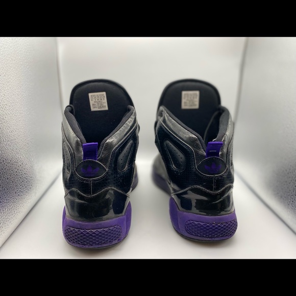 Adidas Black and Purple Color high top size 10.5 mens - Picture 3 of 3